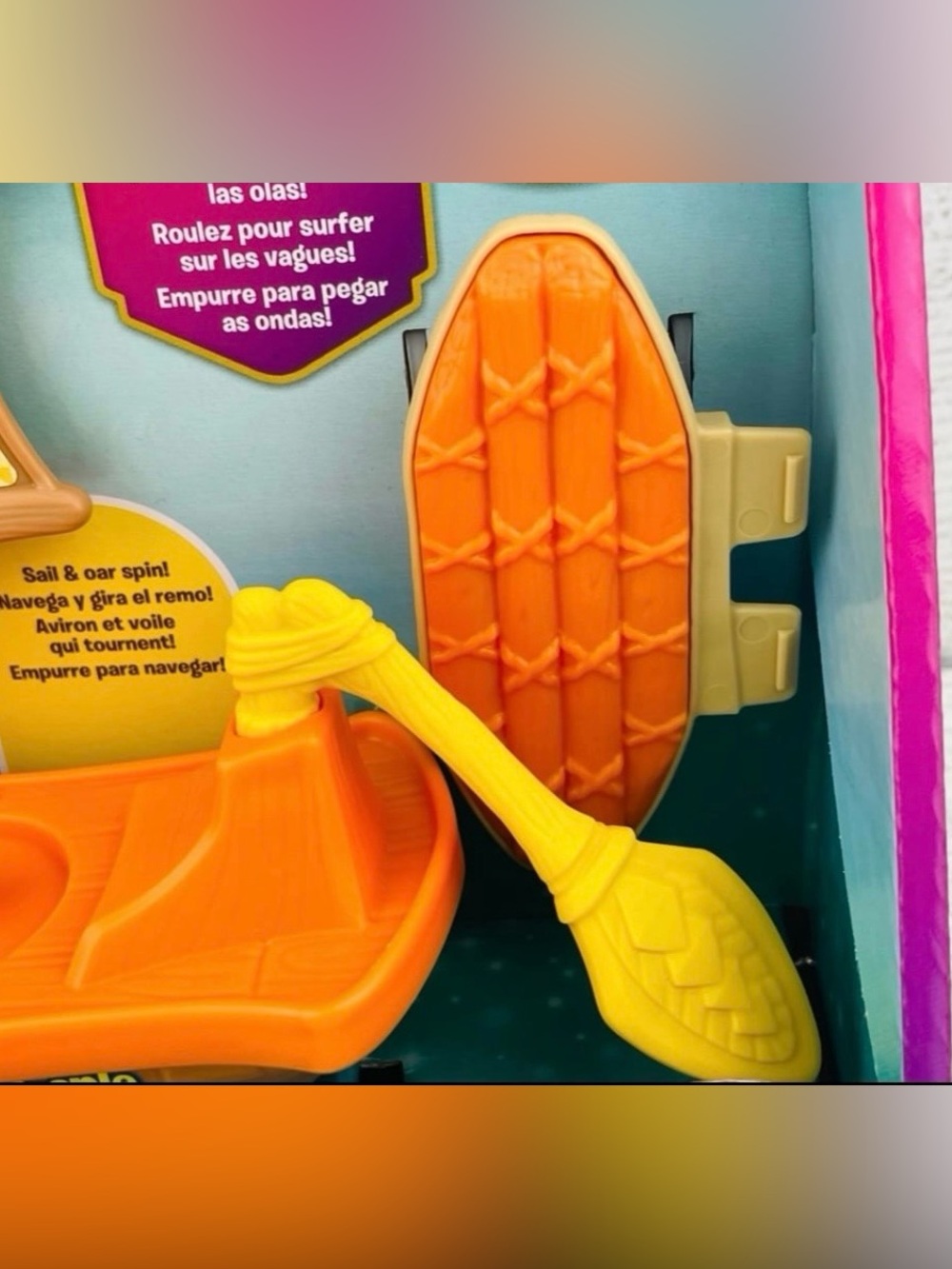 Fisher Price Little People Disney Moana & Mauis Canoe Playset - NEW - Picture 5 of 8